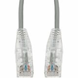 AddOn 50ft RJ-45 (Male) to RJ-45 (Male) Straight Gray Cat6 UTP Slim PVC Copper Patch Cable