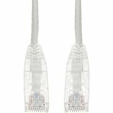 AddOn 7ft RJ-45 (Male) to RJ-45 (Male) Straight White Cat6 UTP Slim PVC Copper Patch Cable