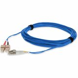 AddOn 10m LC (Male) to SC (Male) Blue OM4 Duplex Fiber OFNR (Riser-Rated) Patch Cable