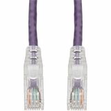 AddOn 10ft RJ-45 (Male) to RJ-45 (Male) Purple Cat6 Clear-Claw UTP PVC Copper Patch Cable