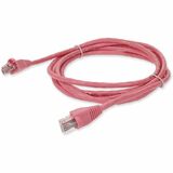 AddOn 3ft RJ-45 (Male) to RJ-45 (Male) Straight Pink Cat5e UTP PVC Copper Patch Cable