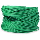 AddOn 1000ft Non-Terminated Green Cat5e UTP PVC Copper Patch Cable