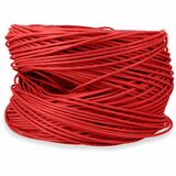 AddOn 1000ft Non-Terminated Red Cat5e UTP PVC Copper Patch Cable