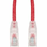 AddOn 10ft RJ-45 (Male) to RJ-45 (Male) Red Microboot, Snagless Cat6A UTP PVC TAA Compliant Stranded Copper Patch Cable