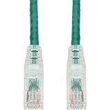 AddOn 15ft RJ-45 (Male) to RJ-45 (Male) Green Microboot, Snagless Cat6A UTP PVC TAA Compliant Stranded Copper Patch Cable