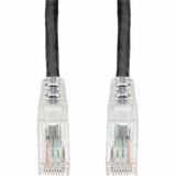 AddOn 15ft RJ-45 (Male) to RJ-45 (Male) Black Microboot, Snagless Cat6A UTP PVC TAA Compliant Stranded Copper Patch Cable