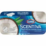 Clorox Scentiva Disinfecting Wet Mopping Cloth Refills - Coconut & Water Lily