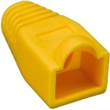 ENET Cat 6 RJ45 Strain Relief Boot Yellow, 50 pieces per Bag