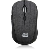 Adesso iMouse S80B - Wireless Fabric Optical Mini Mouse (Black)