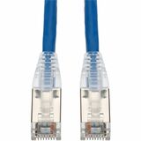 AddOn 15ft RJ-45 (Male) to RJ-45 (Male) Shielded Straight Blue Cat6A STP PVC Copper Patch Cable