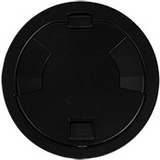 Wiremold 8CT Evolution Poke Thru Flush Style Cover, Black