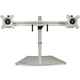 StarTech Dual-Monitor Stand - Horizontal - Silver