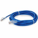 AddOn 18Ft RJ-45 (Male) to RJ-45 (Male) Blue Cat6 Straight UTP Plenum-Rated Copper Patch Cable