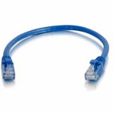 Quiktron 15Ft Q-Series Cat6A Snagless (UTP) Ethernet Network Patch Cable, CM Rated - Blue