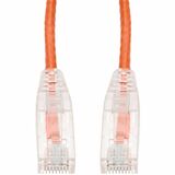 AddOn 18ft RJ-45 (Male) to RJ-45 (Male) Orange Straight Unshielded Twisted Pair PVC Copper Slim Patch Cable