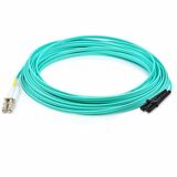 AddOn 4m LC (Male) to MT-RJ (Male) Aqua OM4 Duplex Fiber LSZH Patch Cable