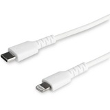 StarTech 1 m (3.3 ft.) USB C To Lightning Cable - Apple MFi Certified - White