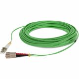 AddOn 20m LC (Male) to SC (Male) Green OM4 Duplex Fiber OFNR (Riser-Rated) Patch Cable