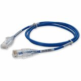 AddOn 1.5ft RJ-45 (Male) to RJ-45 (Male) Straight Blue Cat6 UTP Copper PVC Patch Cable