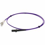 AddOn 1m LC (Male) to MT-RJ (Male) Straight Purple OM1 Duplex Fiber OFNR (Riser-Rated) Patch Cable