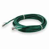 AddOn 14ft RJ-45 (Male) to RJ-45 (Male) Green Cat6 Straight UTP Plenum-Rated Copper Patch Cable