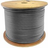 AddOn 1000ft Non-Terminated Gray Cat6A UTP PVC Solid Copper Patch Cable