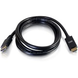 C2G 6ft DisplayPort Male to HDMI Male Passive Adapter Cable - 4K 30Hz