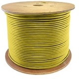 AddOn 1000ft Non-Terminated Yellow OS2 Duplex OFNR (Riser-rated) Fiber Patch Cable