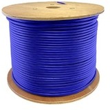 AddOn 1000ft Non-Terminated Blue Cat6A UTP Plenum-Rated Copper Patch Cable