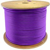 AddOn 1000ft Non-Terminated Purple Cat6 UTP PVC Solid Copper Patch Cable