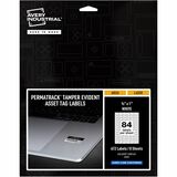 Avery® PermaTrack Tamper-Evident Asset Tag Labels, 1/2