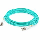 AddOn 100m LC (Male) to LC (Male) Straight Aqua OS2 Duplex Fiber OFNR (Riser-Rated) Patch Cable