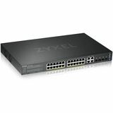 GS2220-28HP ZYXEL 24-port GbE L2 PoE Switch with GbE Uplink