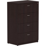 Lorell Essentials Series 4-Drawer Lateral File