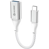 Alogic SUPER Ultra USB 3.1 USB-C to USB-A Adapter - 15cm - Silver