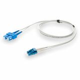 AddOn 10m LC (Male) to SC (Male) Gray OS2 Duplex Fiber OFNR (Riser-Rated) Patch Cable