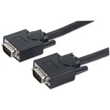 Manhattan HD15 Male / HD15 Male, 30 m (100 ft.), Black