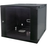 Intellinet 19" Double Section Wallmount Cabinet, 12U, 600 mm (23.6 in.) Depth, Black