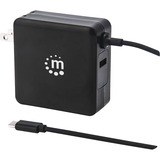 Manhattan Power Delivery Wall Charger with Built-in USB-C Cable - 60 W