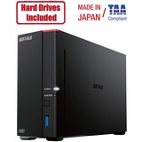 Buffalo LinkStation 710D 8TB Hard Drives Included (1 x 8TB, 1 Bay)