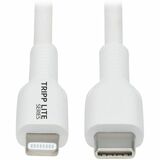 Tripp Lite series USB-C to Lightning Sync/Charge Cable (M/M), MFi Certified, White, 2 m (6.6 ft.)