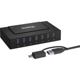 Plugable USB 3.0 AND USB-C 7-PORT CHARGING HUB