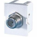 Ortronics TracJack Module F Connector F/F, Fog White
