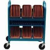 Bretford CUBE Transport Cart with Caddies - TVCT30CAD