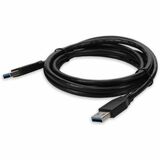 AddOn 15ft USB 3.0 (A) Male to Male Black Cable