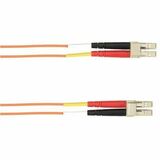 Black Box Colored Fiber OM4 50/125 Multimode Fiber Optic Patch Cable - OFNR PVC