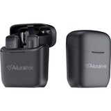 Aluratek Wireless Lightning Vlogging Lapel Microphone with Charging Case