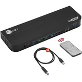 SIIG 4x1 HDMI 4K HDR KVM USB 3.0 Switch with Remote Control