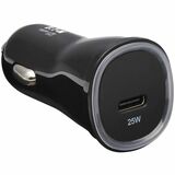 Tripp Lite USB Car Charger - 25W PD Charging, USB-C, Black