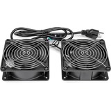Rocstor SolidRack Fan for Wall Rack Cabinet - US 110v-120v - 2 Pack